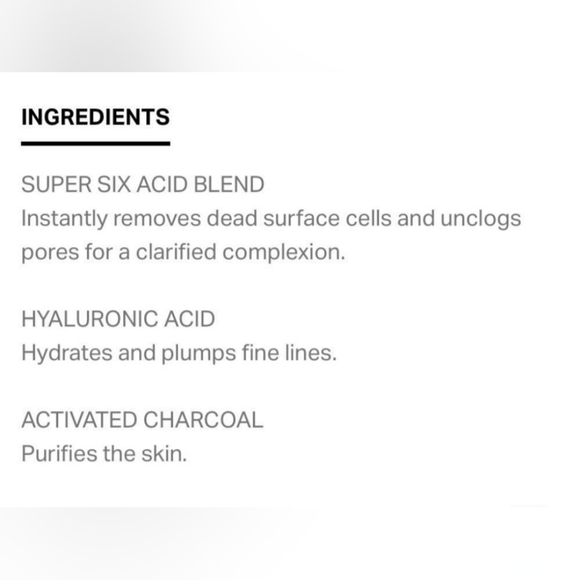 GLAMGLOW SUPERERUM 6-Acid Refining Treatment 1 oz/30 ml - Picture 9 of 9